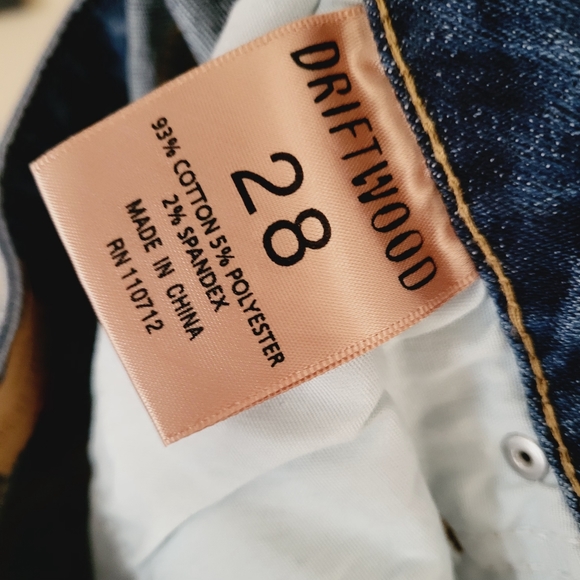 Driftwood Jeans Jackie Embroidered High Waisted Jeans Size 28 - Picture 3 of 5